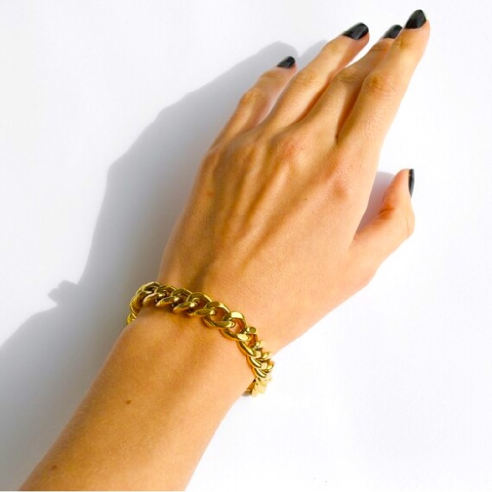 HP NewCurb Link Heavy Cuban Link Bracelet